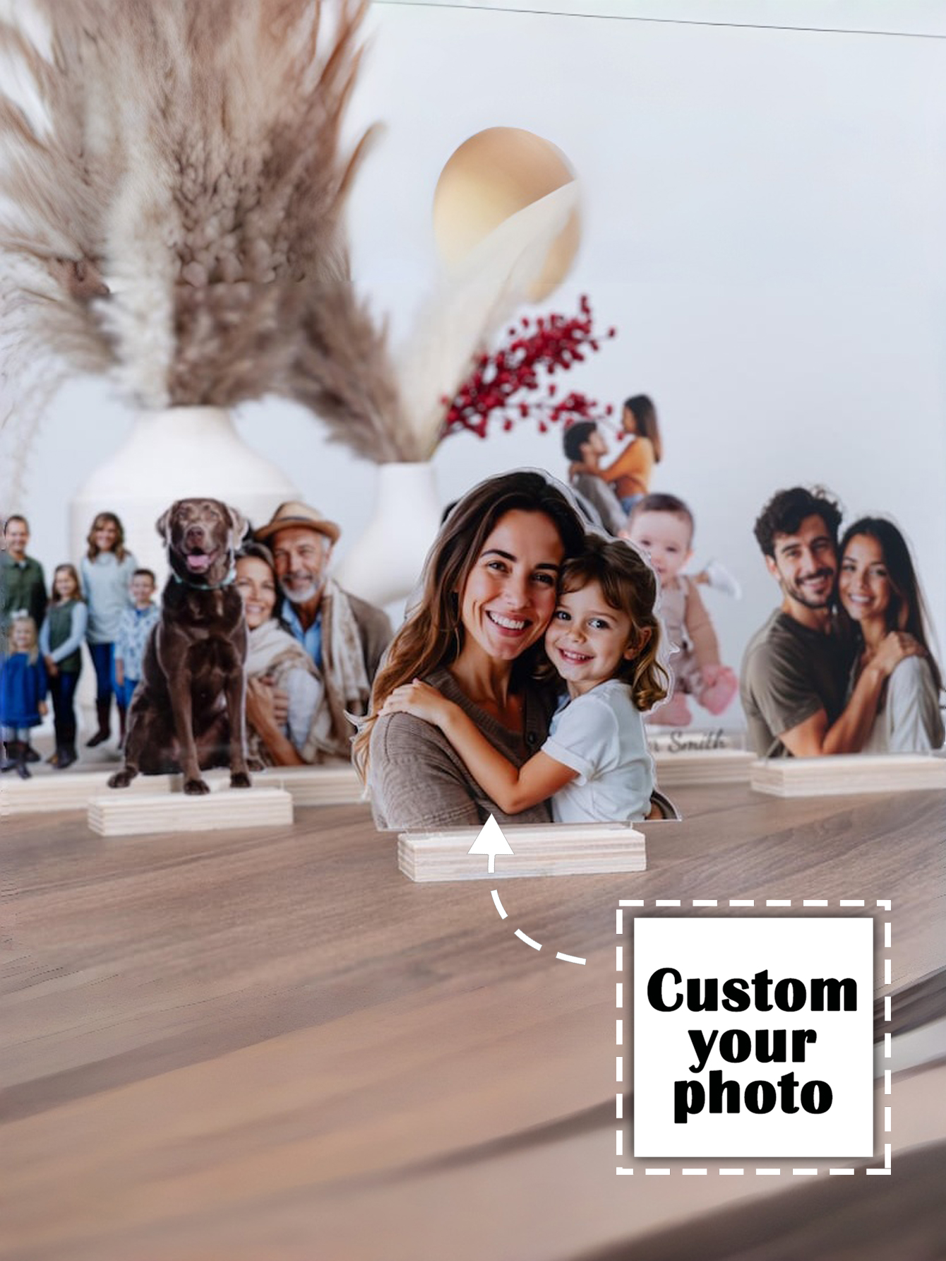 Personalized Acrylic Photo Silhouette Decoration